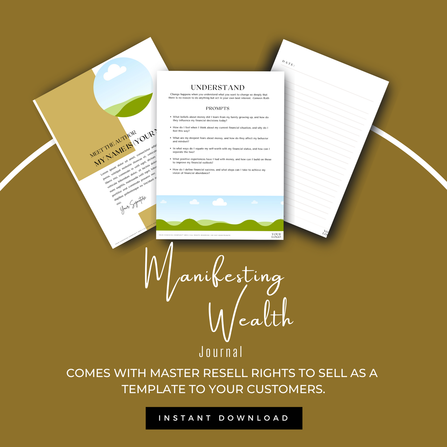 Manifesting Wealth: A Journal for Financial Abundance