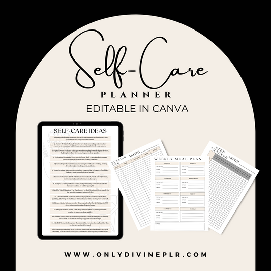 Self Care Planner