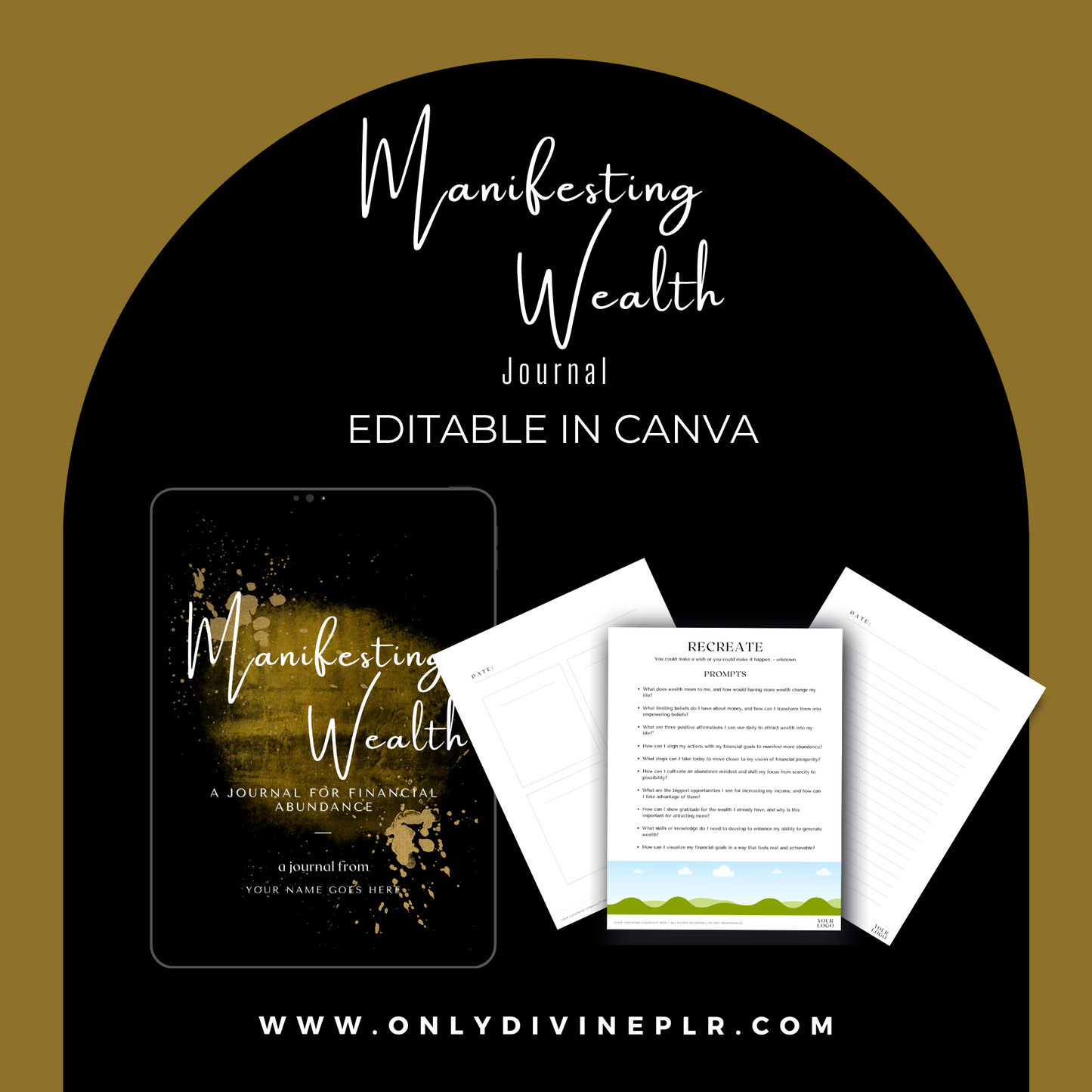 Manifesting Wealth: A Journal for Financial Abundance