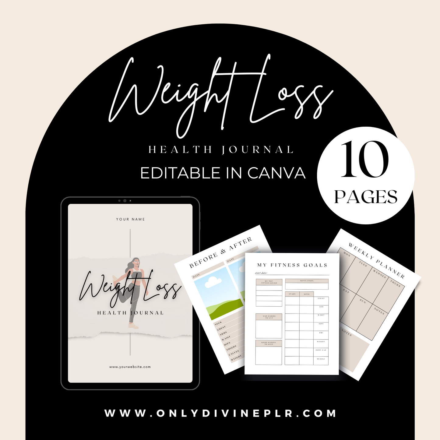 Weight Loss Health Journal